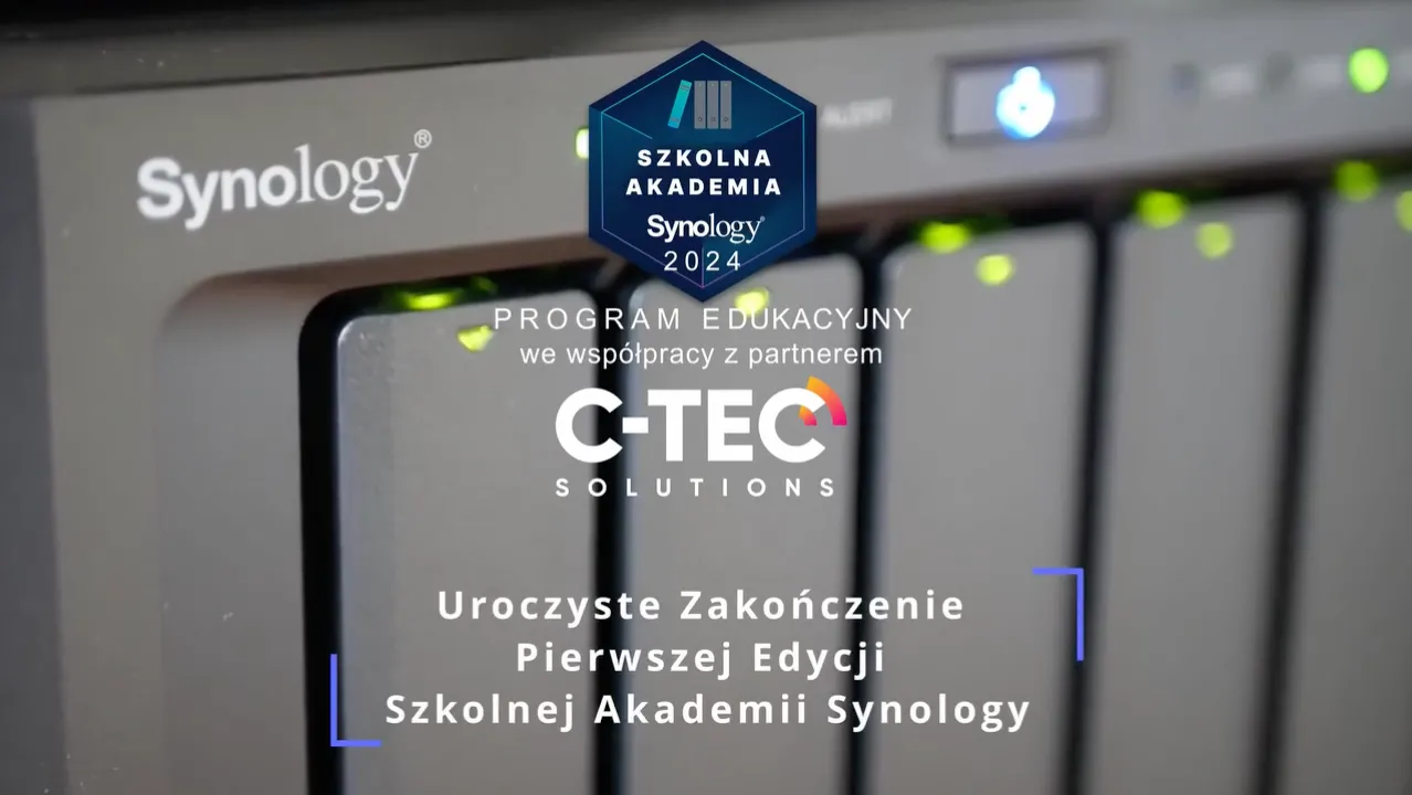 Uroczyste Zakończenie Pierwszej Edycji Szkolnej Akademii Synology